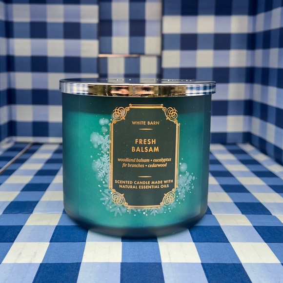 🌲FRESH BALSAM 3-Wick Bath & Body Works Candle - Picture 2 of 8